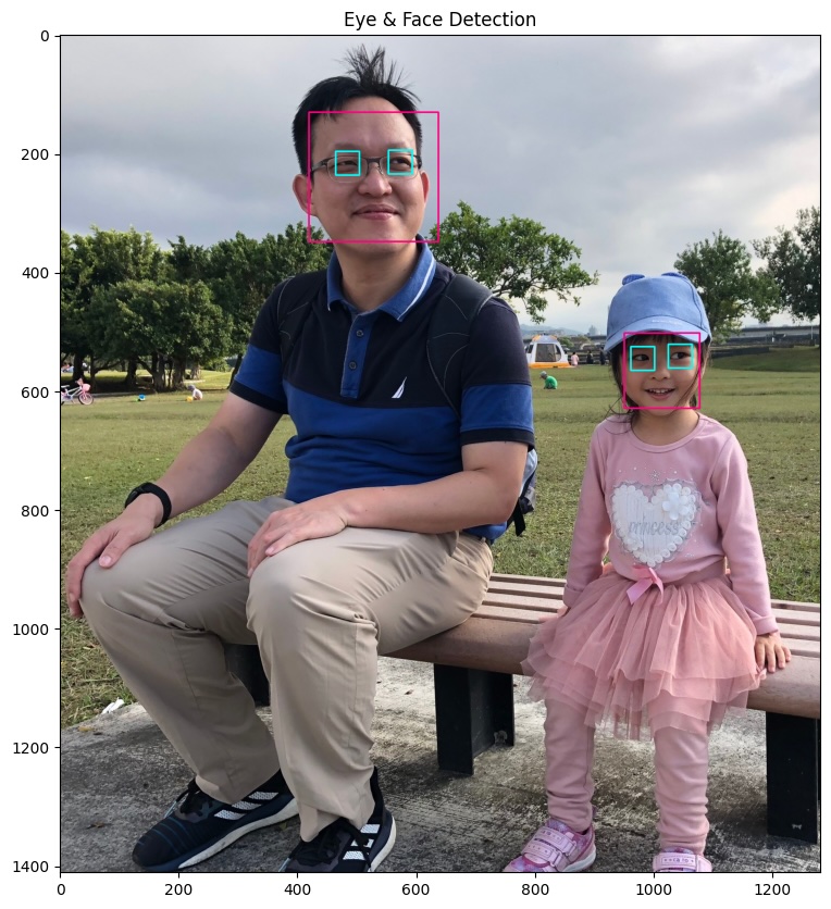 Janus and daughter in a park